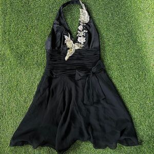 Papell Boutique Silk Dress Y2k Fairycore, Size 6